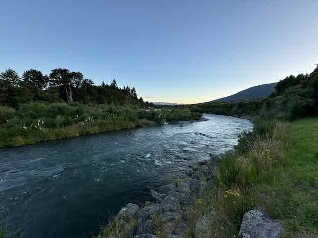 Tongariro River at Dusk